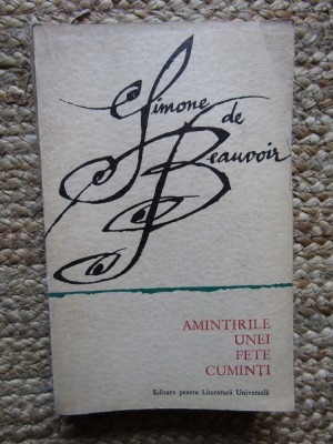 Amintirile unei fete cuminti - Simone De Beauvoir foto