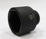 Cheie tubulara impact lunga hexagonala 65 mm