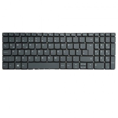 Tastatură UK gri cu topcase defect pentru Lenovo IdeaPad 520‑15IKB foto