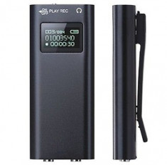 Mini Reportofon Profesional iUni SpyMic REP05, Memorie 8GB, MP3 Player foto