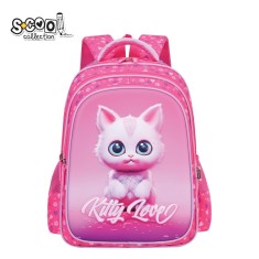Ghiozdan 3D KITTY LOVE, 30x22x42 cm - S-COOL foto