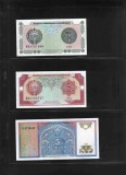 UZBEKISTAN SET COMPLET 1994 - 2001 UNC