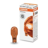 Set 10 Becuri Auto OSRAM WY16W 12V Originale Semnalizare Galbene Mufa