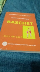 CURS DE BAZA BASCHET -POPESCU FLORENTINA UNIVERSITATEA SPIRU HARET
