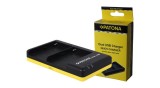 Nikon EN-EL23 ENEL23 ENEL23 Dual Quick baterie / &icirc;ncărcător de baterie cu cablu Micro-USB - Patona