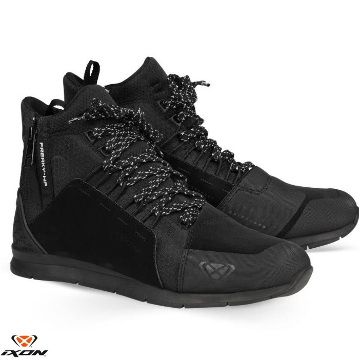 Ghete pentru scuter - motocicleta Urban femei All Season Ixon model Freaky WP LS culoare: negru (100% waterproof) 38