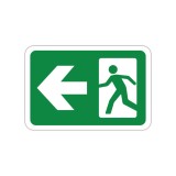 Indicator evacuare st&acirc;nga - ieșire de urgență