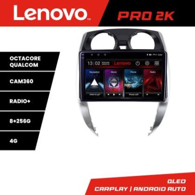 Navigatie Nisan Note 2012-2019 Android radio gps internet 8 core QLED 2K 8+256 360 Lenovo CarStore Technology foto