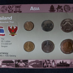 Seria completata monede - Tailanda , 6 monede