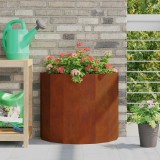vidaXL Jardinieră Ruginit 60 x 30 x 50 cm Oțel rezistent de intemperii 883723