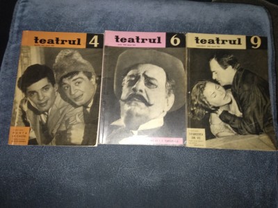 5 REVISTE TEATRUL 1962 NR 1 4 6 9 10 foto