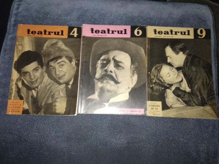 5 REVISTE TEATRUL 1962 NR 1 4 6 9 10