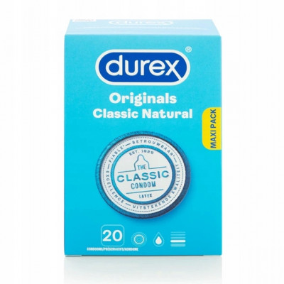 Prezervative - Durex Originals Classic Natural 20 buc. foto