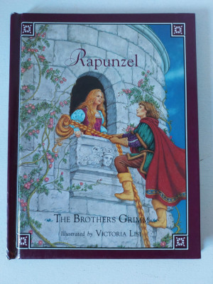 Rapunzel, in limba engleza, Fratii Grimm, coperti tari, format mic foto