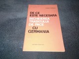 EUGEN PHOEBUS - DE CE ESTE NECESARA INCHEIEREA TRATATULUI DE PACE CU GERMANIA