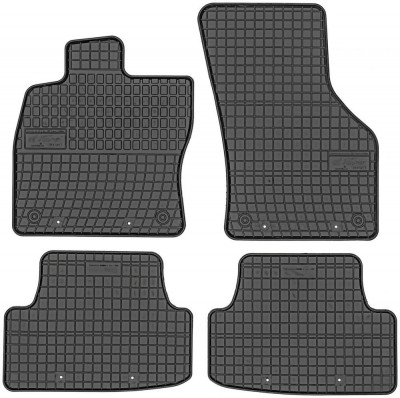 Set Covorase Auto Cauciuc Negro Seat Leon 3 2013&amp;rarr; 0397 foto