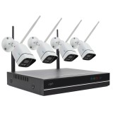 Kit supraveghere video WiFi PNI House WiFi660 cu 4 camere 3MP si NVR 8 canale
