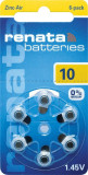 Baterie auditiva ZA10, PR70 Renata, 6buc/blister