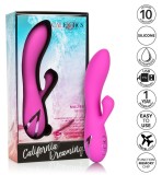 Vibrator cu Suctiune si Vibratie Malibu Minx CalExotics, Roz
