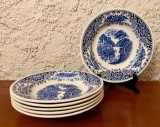 6 FARFURII ADANCI DIN PORTELAN ENGLEZESC- CAMBRIDGE OLD ENGLAND D24CM