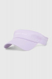 Cumpara ieftin Tommy Jeans șapcă cozoroc culoarea violet, cu imprimeu AW0AW15955