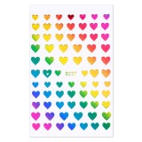 Abtibild unghii Love B037 Rainbow, Cupio