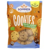 Biscuiti vegani cu ovaz ciocolata si alune fara gluten, eco