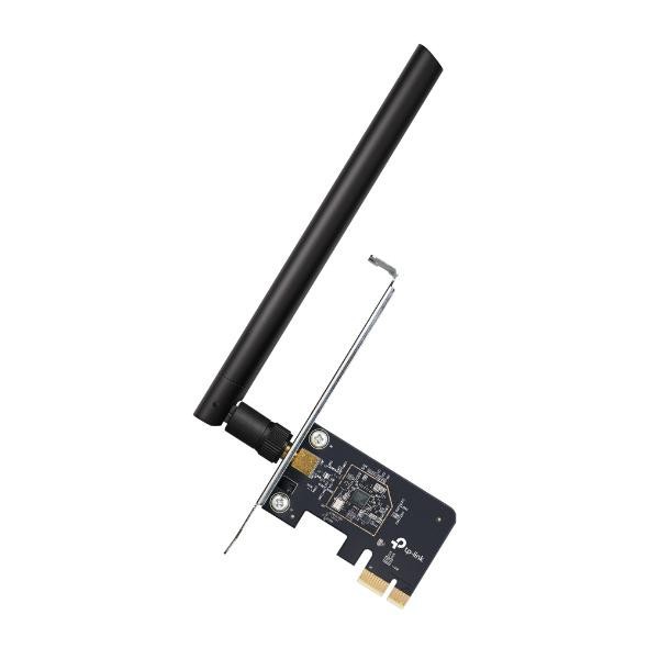 ADAPTOR RETEA TP-LINK AC600, intern PCI-Ex 2.4 GHz | 5 GHz, 600 Mbps, antena externa x 1, &quot;Archer T2E&quot; (timbru verde 0.18 lei)