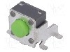 Microintrerupator 6x6mm, OFF-(ON), SPST-NO, C&amp;K - PTS645VM13SMTR92 LFS
