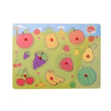Puzzle pentru copii cu fructe 9 piese