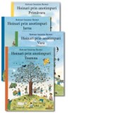 Pachet Hoinari prin anotimpuri (4 volume). Primavara. Vara. Toamna. Iarna - Rotraut Susanne Berner