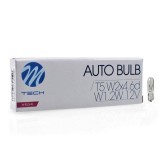 Bec halogen M-TECH bulb W1.2W T5 W2x4.6d 1.2W 12V pentru bord