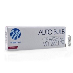 Bec halogen M-TECH bulb W1.2W T5 W2x4.6d 1.2W 12V pentru bord