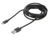 Cablu USB A la USB C 2m 66W negru