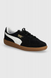Puma sneakers din piele &icirc;ntoarsă Palermo culoarea negru 396463
