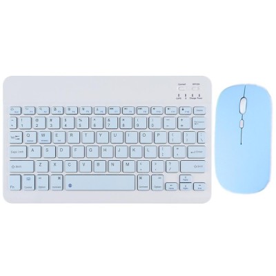 Set tastatura si mouse Wireless, Albastru foto