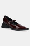 Vagabond Shoemakers pantofi de piele VIVIAN culoarea bordo, cu toc drept, 5553-060-38