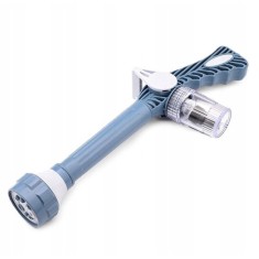 Pistol pentru stropit, DomowySwiat, 8 moduri de pulverizare, rezervor detergent, albastru, 41.5x14x6cm