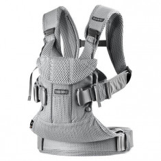 Marsupiu pentru copii One Air 3D Mesh, Silver, BabyBjorn