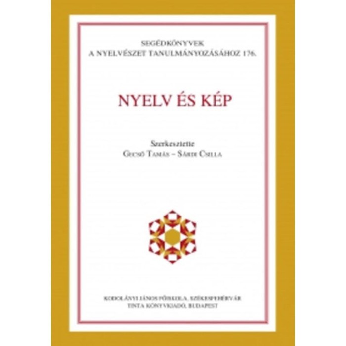 Nyelv &eacute;s k&eacute;p - Gecső Tam&aacute;s