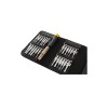 Set Surubelnita Precizie R'deer, 24 Biti, Portofel Piele Eco, Torx, Cruce, Linie, Ceasornicarie, Mecanica Fina