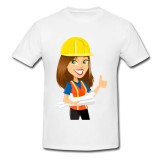 Tricou &quot; Inginer girl &quot;