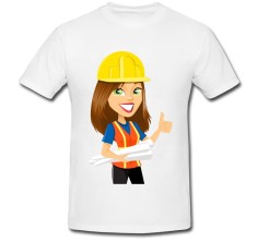 Tricou &amp;quot; Inginer girl &amp;quot; foto