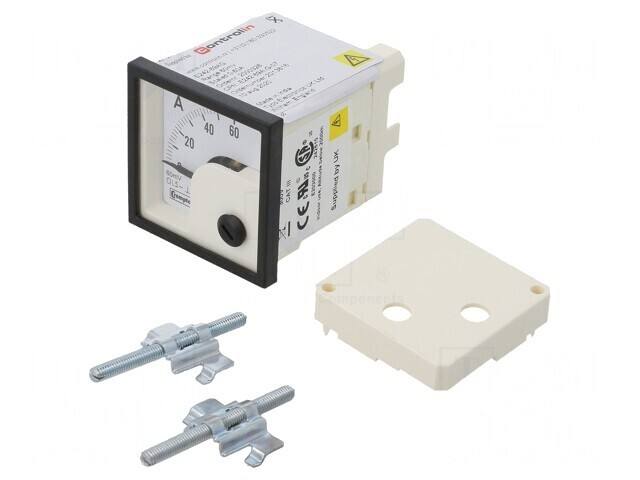 Ampermetru de Panou 0-60A 48x48mm Clasa 1.5