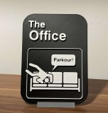 The Office placheta parkour Michael Scott
