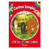 Cartea junglei. Citim si coloram