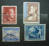 Lot 4 Timbre Vechi WW2 Germania al Treilea Reich 1941-1942 - Luftfeldpost Ju-52, Feldpost, Viena -A228