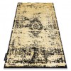Covor DE LUXE modern 2083 ornament vintage - structural aur / gri, 240x340 cm