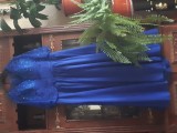 Rochie lungă de ocazie Albastru ROYAL
