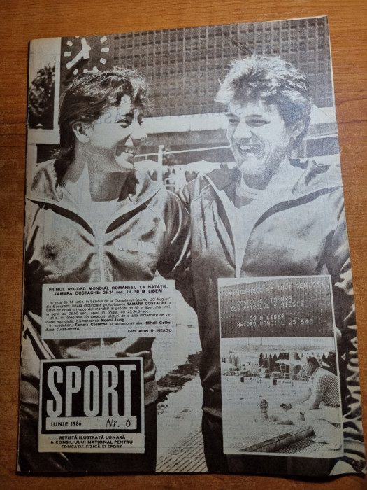 sport iunie 1986-steaua bucuresti o campioana de dimensiuni intercontinentale